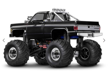 TRX98064-1-BLK TRX-4MT CHEVY K10 4X4 SCHWARZ 1/18 MONSTER-TRUCK RTR BRUSHED
